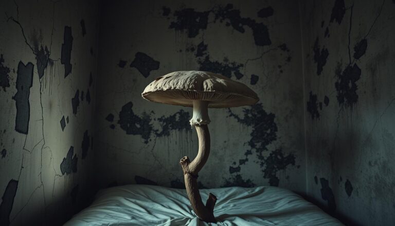 sennik grzyb na ścianie