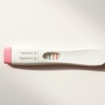 sennik test ciążowy dwie kreski