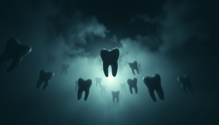 sennik wypadające sztuczne zęby bez krwi