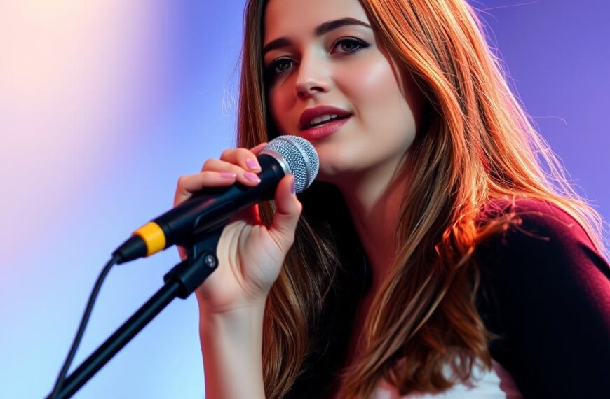 Lanberry: Kim Jest? Wiek, Pochodzenie i Największe Hity Gwiazdy - portret artystki z mikrofonem