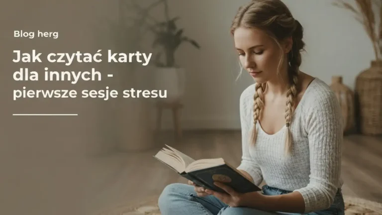 Jak czytać karty dla innych - pierwsze sesje bez stresu - hero image