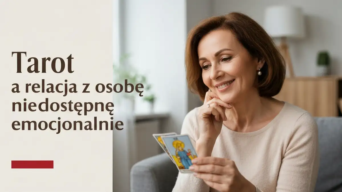 Tarot a relacja z osobą niedostępną emocjonalnie - hero image