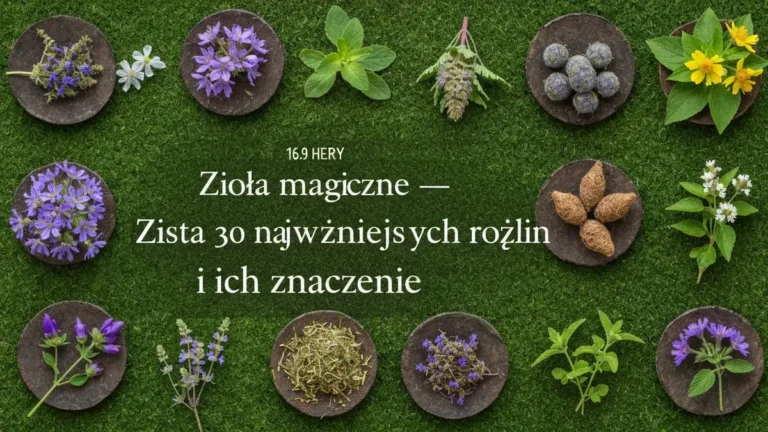 Zioła magiczne - lista 30 najważniejszych roślin i ich znaczeń - hero image